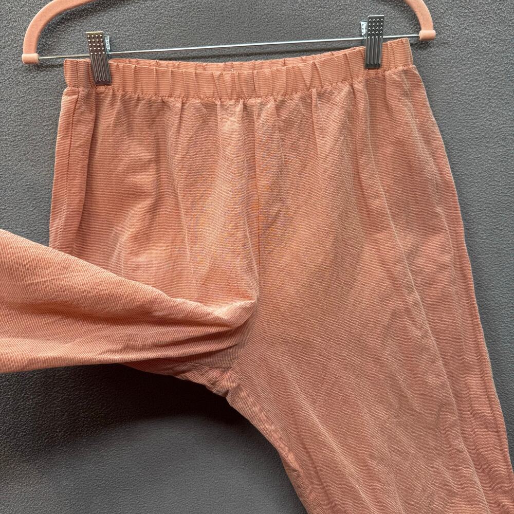 Lilith France Lagenlook Lightweight‎ Cropped Pant Womens S Sheer Art to Wear - Picture 3 of 10